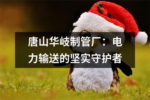 唐山华岐制管厂：电力输送的坚实守护者