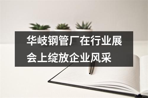 华岐钢管厂在行业展会上绽放企业风采