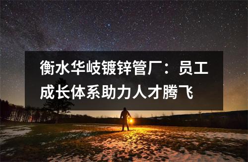 衡水华岐镀锌管厂：员工成长体系助力人才腾飞
